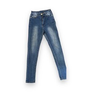 High-waist skinny jeans | Size: 7/8